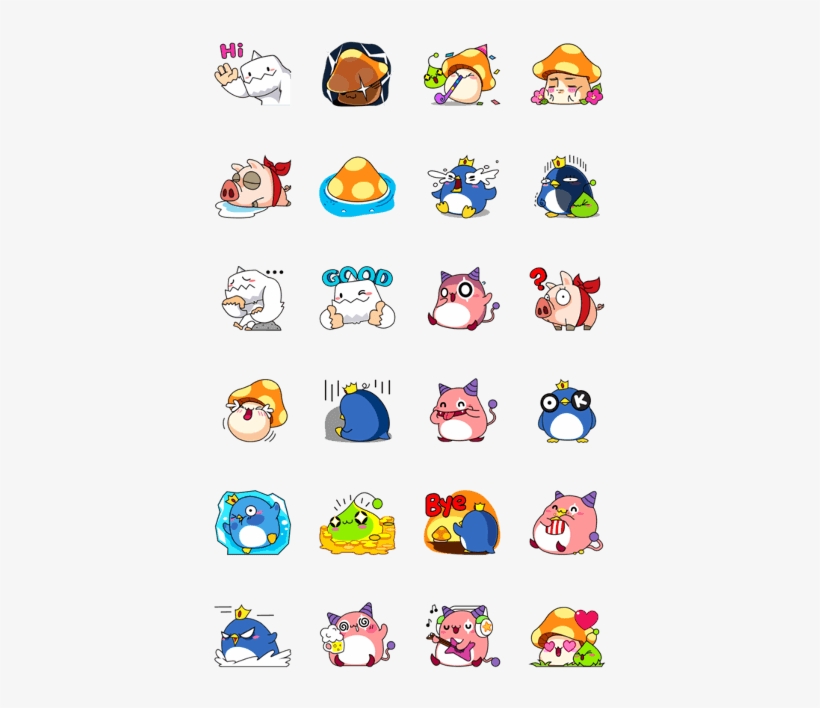 Maplestory Thailand - Maplestory Line Stickers, transparent png