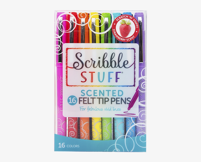 Home - Scribble Stuff Scented Felt Tip Pens, transparent png