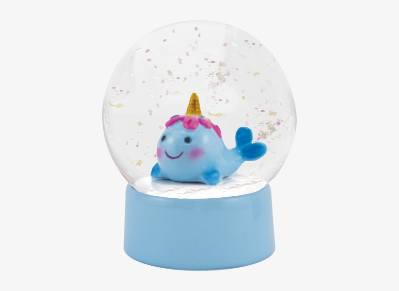 Picture Of Narwhal Snow Globe - Narwhal, transparent png
