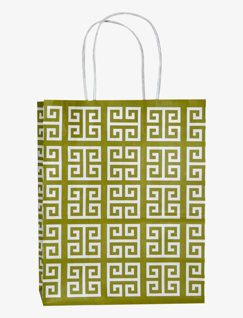 Greek Key Green Cub Totes, transparent png
