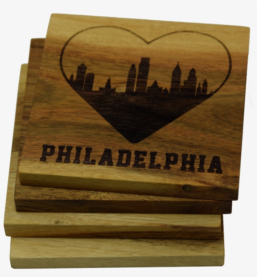 I Love Philadelphia Pennsylvania Skyline Coasters - Prestige Decanters I Love Philadelphia Pennsylvania, transparent png