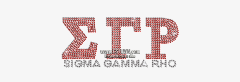 Cute Greek Letters Iron-on Rhinestone Transfer Design - Iron On Rhinestone Transfer, transparent png