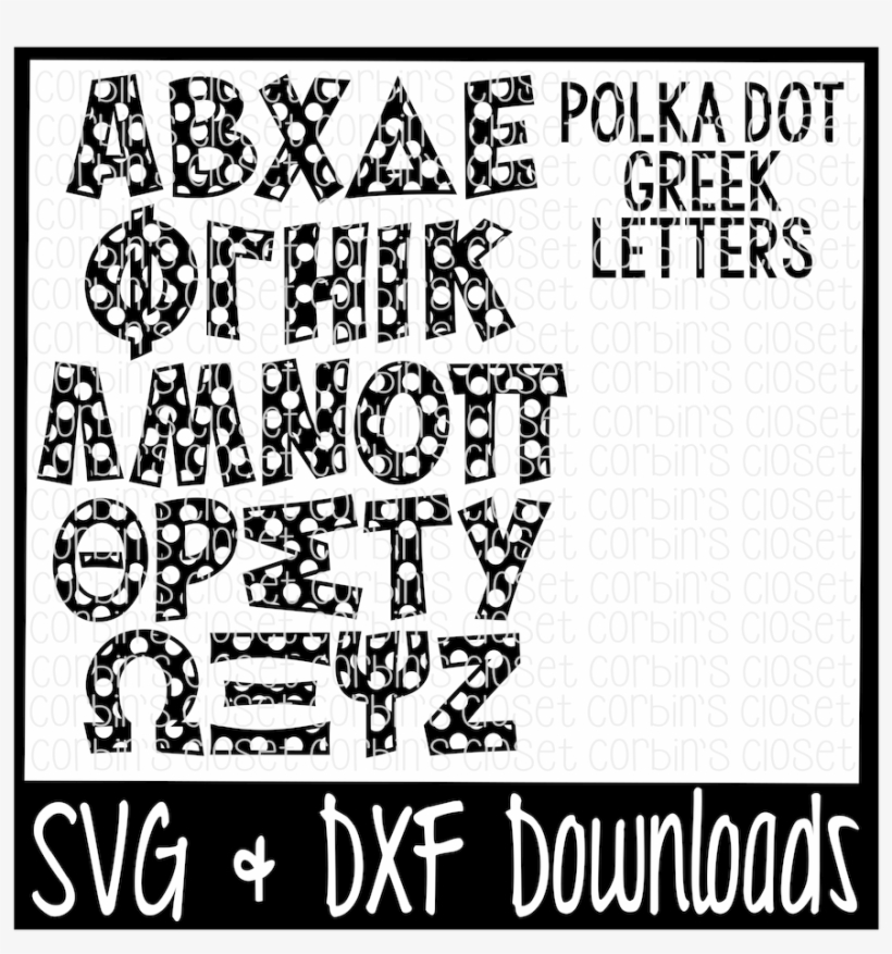 Greek Alphabet Svg * Polka Dot Pattern Cut File By - Like Big Trucks And I Cannot Lie Png, transparent png