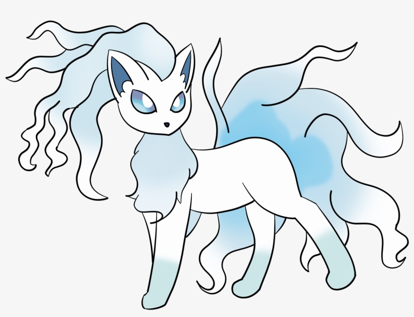 I Wasn't Really Sure About The Colors For The Alolan - Cartoon, transparent png