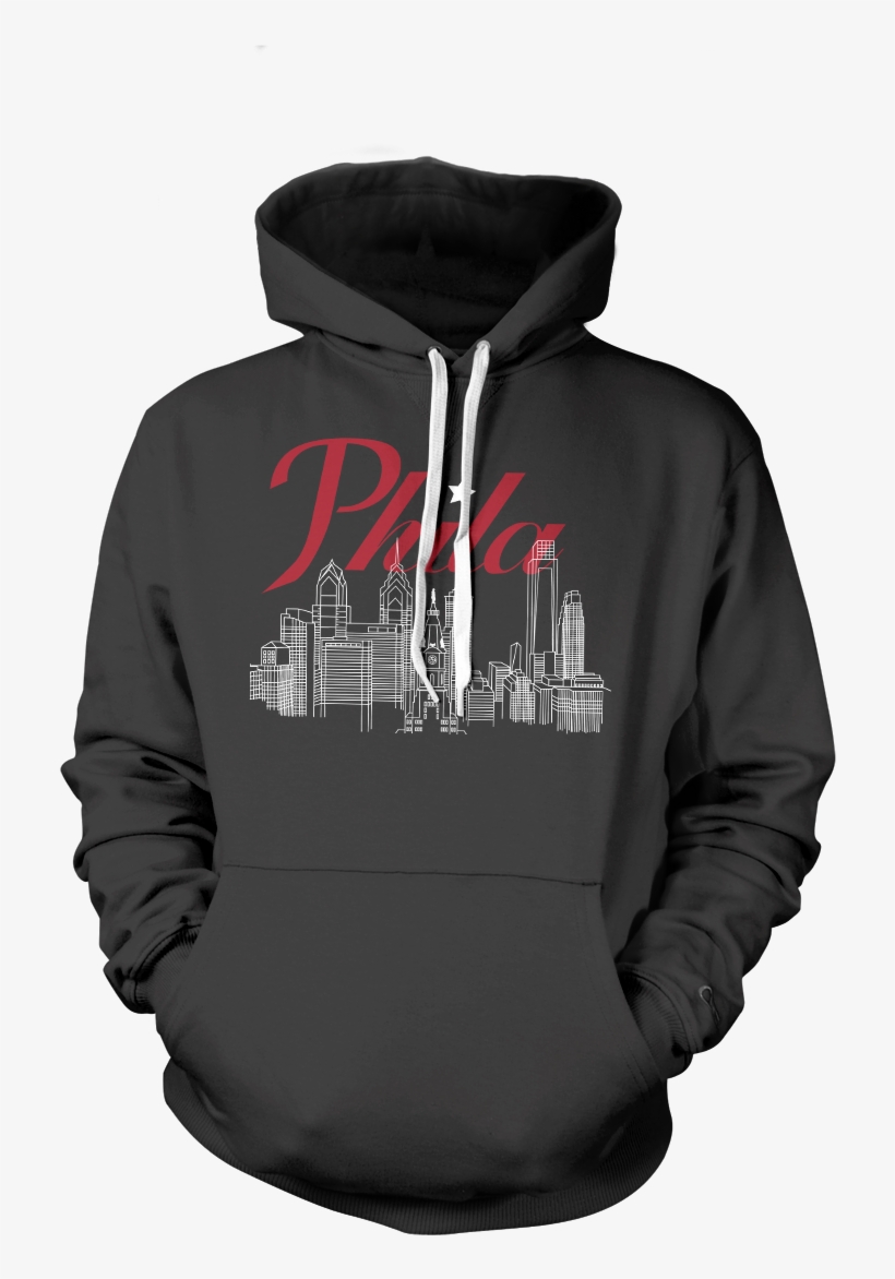 Phila Blueprint - Leafy Hoodie, transparent png