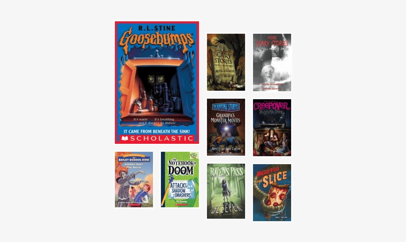 Goosebumps Books, transparent png