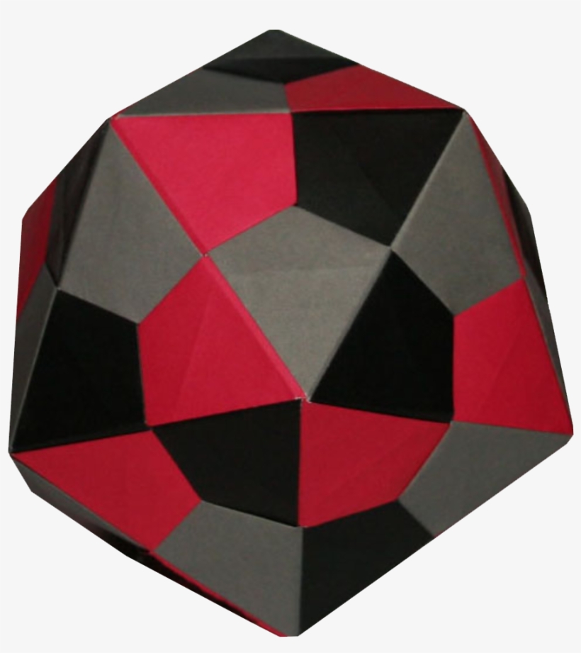 Platonic Icosahedron X - Paper, transparent png