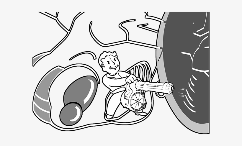 Icon Show No Mercy - Fallout 3 Icon, transparent png