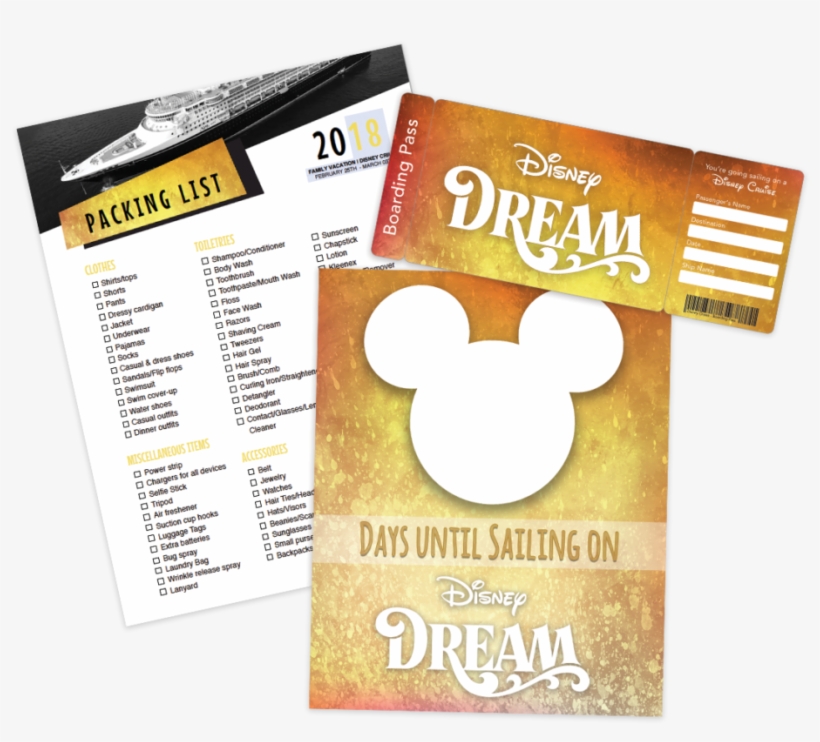 Disney Cruise Printables - Disney Dream Cruise Ship, transparent png