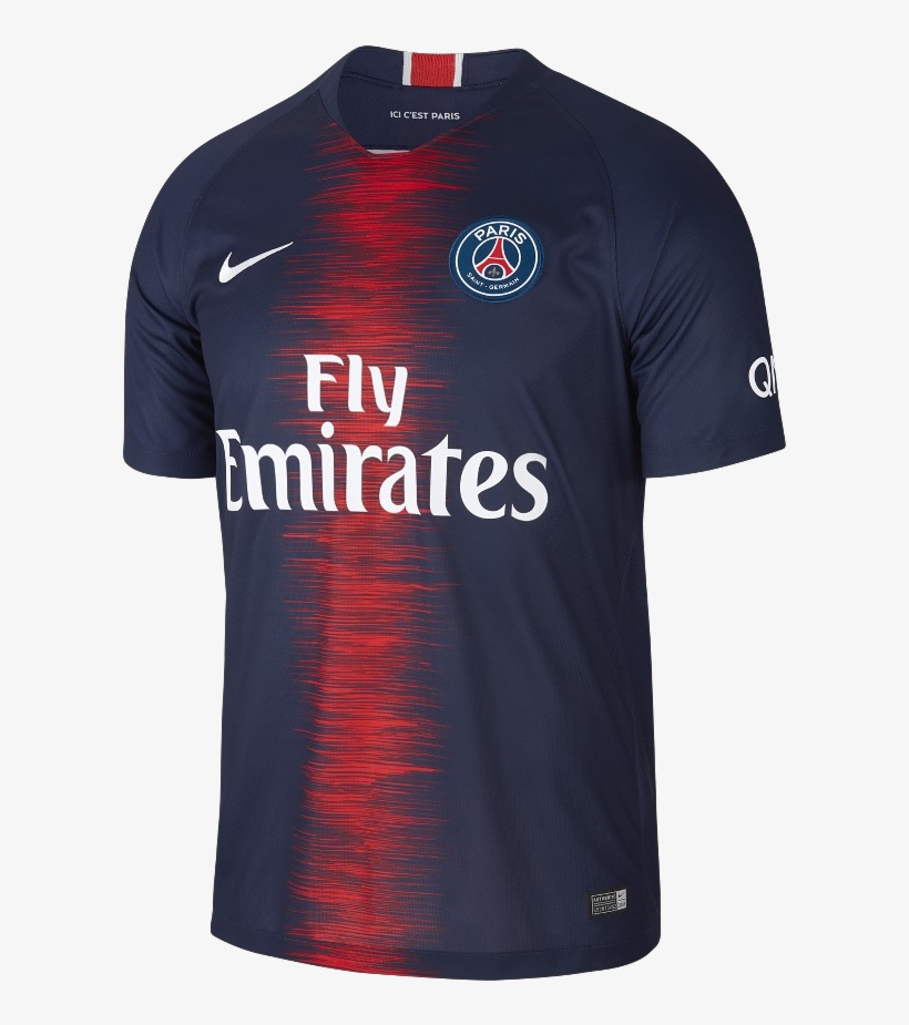 Camiseta Paris Saint Germain 2018, transparent png