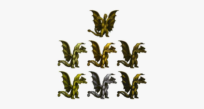 King Ghidorah Pallette Set - King Ghidorah Png, transparent png
