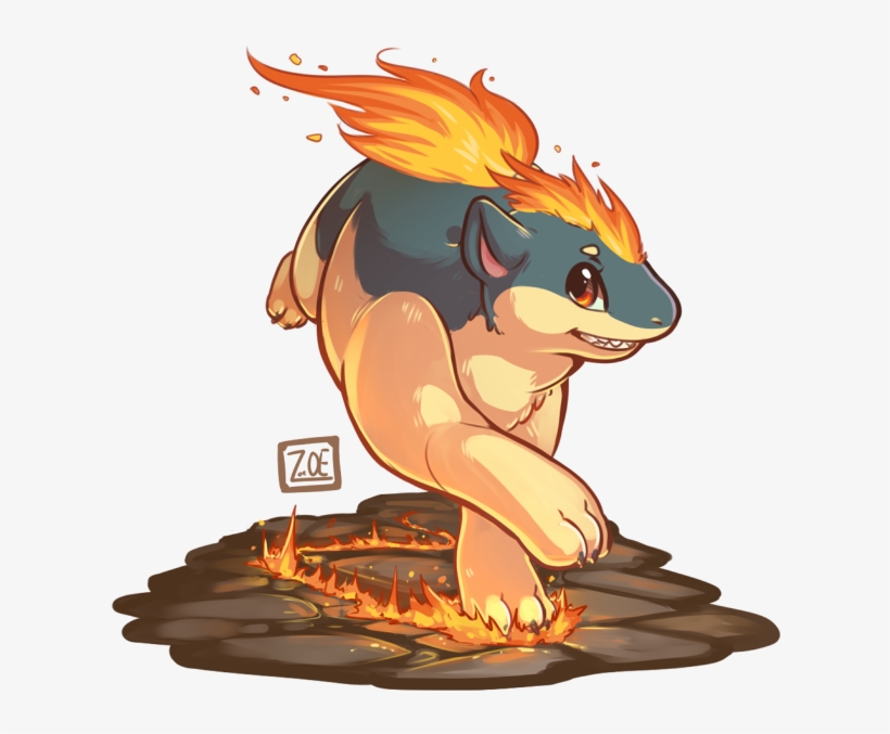 Quilava, transparent png