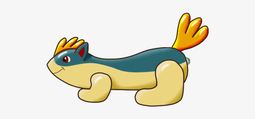 Quilava Pooltoy - Cartoon, transparent png