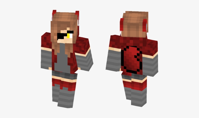 Fnaf Foxy Girl - Lil Uzi Vert Minecraft Skin, transparent png