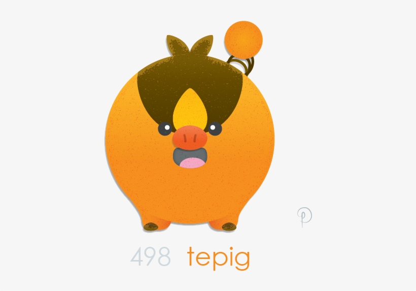 First Poke Dot Tepig The Tantrum Prone Temperamental - Cartoon, transparent png