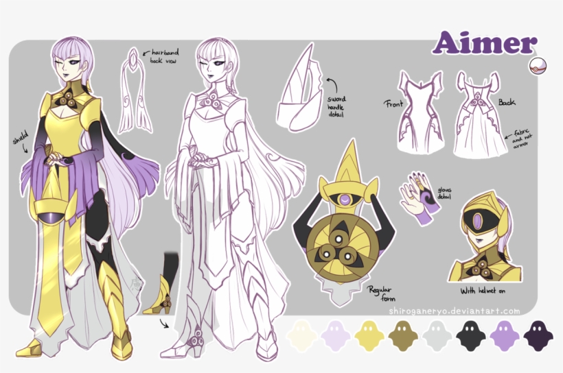 慮 On Twitter - Aegislash Gijinka, transparent png