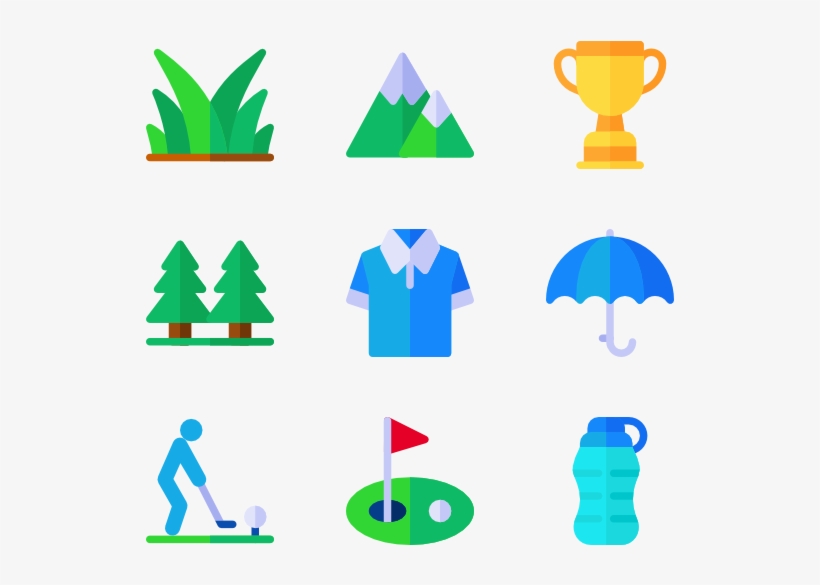 Golf 40 Icons - Golf Free Icon Png, transparent png