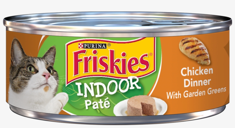 Purina Friskies Indoor Pate Chicken Dinner With Garden - Friskies Wet Cat Food, Poultry Platter Classic - 5.5, transparent png