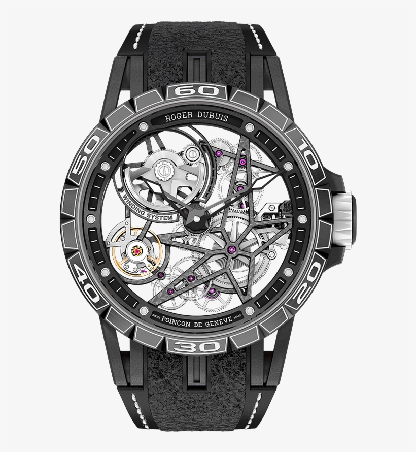 Excalibur Spider Pirelli Automatic Skeleton - Roger Dubuis Excalibur Spider Pirelli Automatic Skeleton, transparent png
