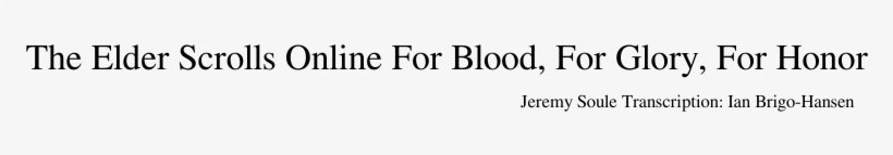 The Elder Scrolls Online For Blood, For Glory, For - Ivory, transparent png