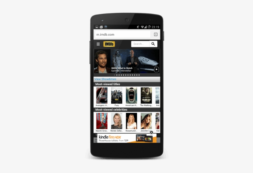 Imdb Website With Amazon Advert - Jennifer Lawrence Katniss, transparent png