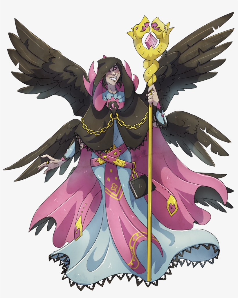 Gives Up On Finals Week And Draws A Hydreigon Gijinka - Magician, transparent png