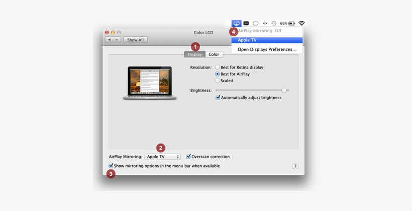The Tv Must Be Turned On And Set To The Correct Input - Apple Macbook Pro, transparent png