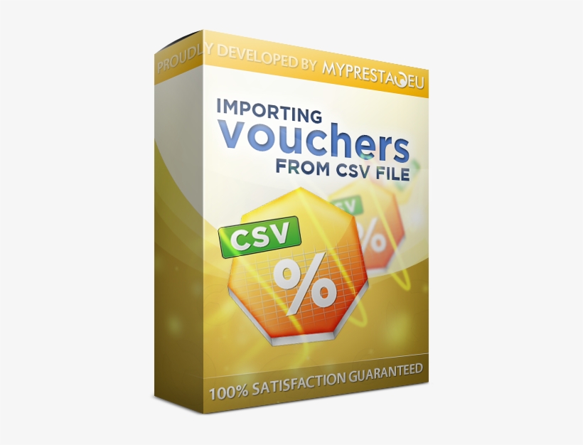 Prestashop Import Vouchers From Csv Big - Csv Voucher, transparent png