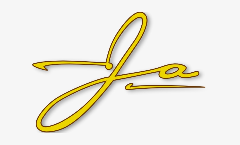 Free Vector Ja Signature Script Clip Art - Ja Vector, transparent png