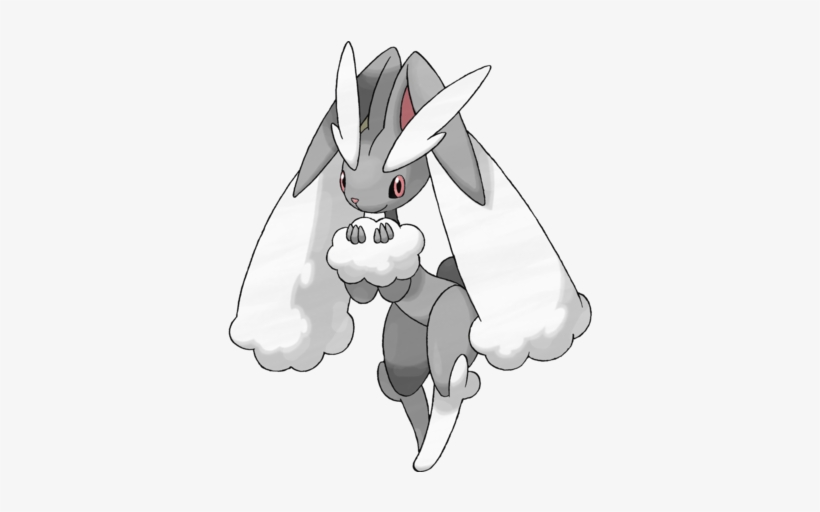 Bordowy Z Błękitnym ''okiem'' - Pokemon Lopunny, transparent png