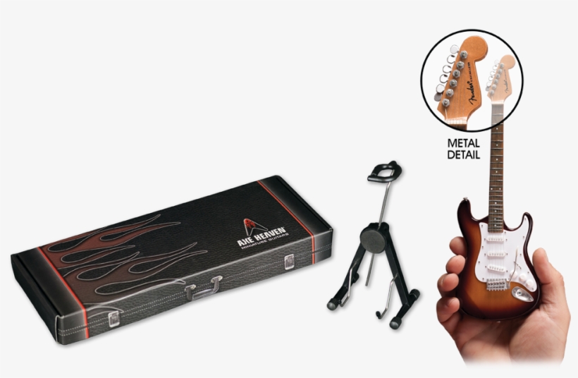 Axe Heaven® Miniature Replicas Look Great But Are Not - Miop Holdings Fender Stratocaster Replica Guitar Miniature, transparent png