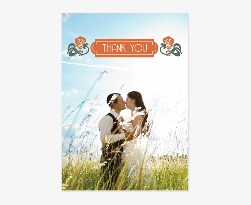 Thank You Card - Wedding, transparent png