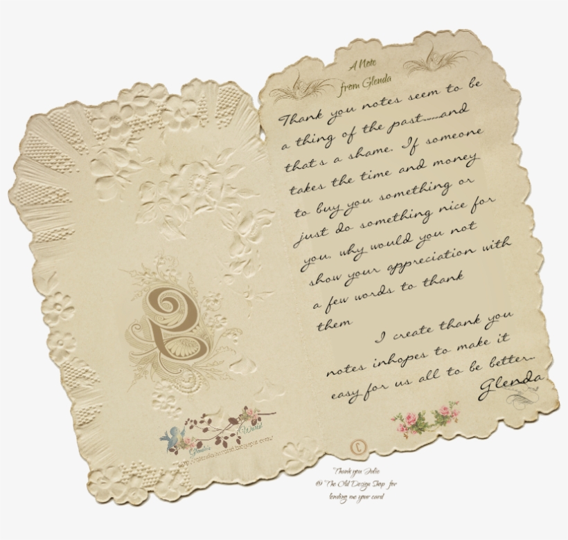 Small Folded Thank You Card Set, transparent png