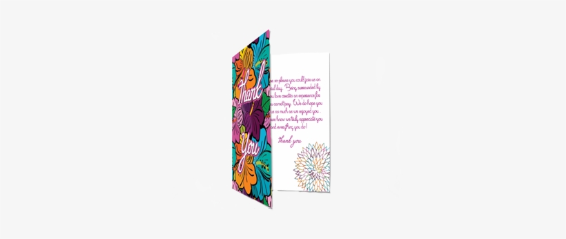 Image Of "a Lot Of Thanks" Thank You Card - Thanks Thank You Card, transparent png