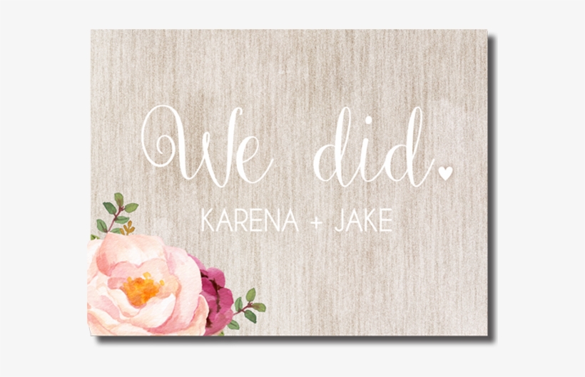 Thank You Card Single Sided - Garden Roses, transparent png