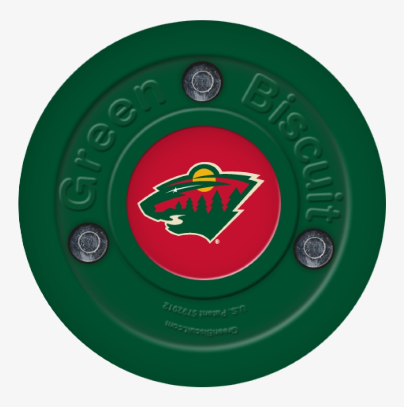 Green Biscuit Minnesota Wild Stickhandling Training - Minnesota Wild Cutout Birthday Party Supplies, transparent png