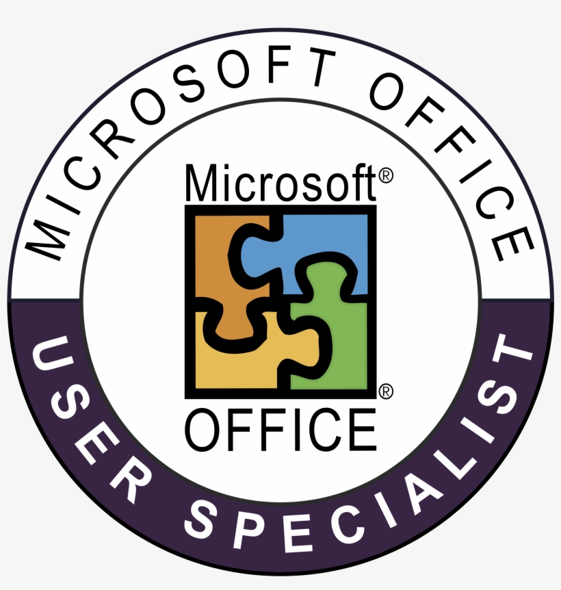 Microsoft Office User Specialist Logo Png Transparent Logo Microsoft User Specialist