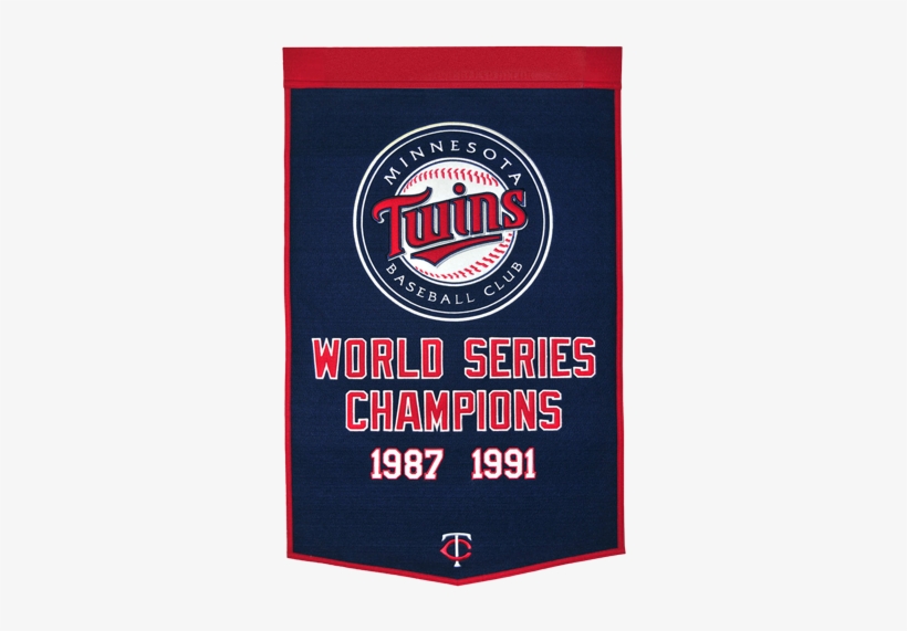 Minnesota Twins World Series Championship Dynasty Banner - Mlb Minnesota Twins Dynasty Banner, transparent png