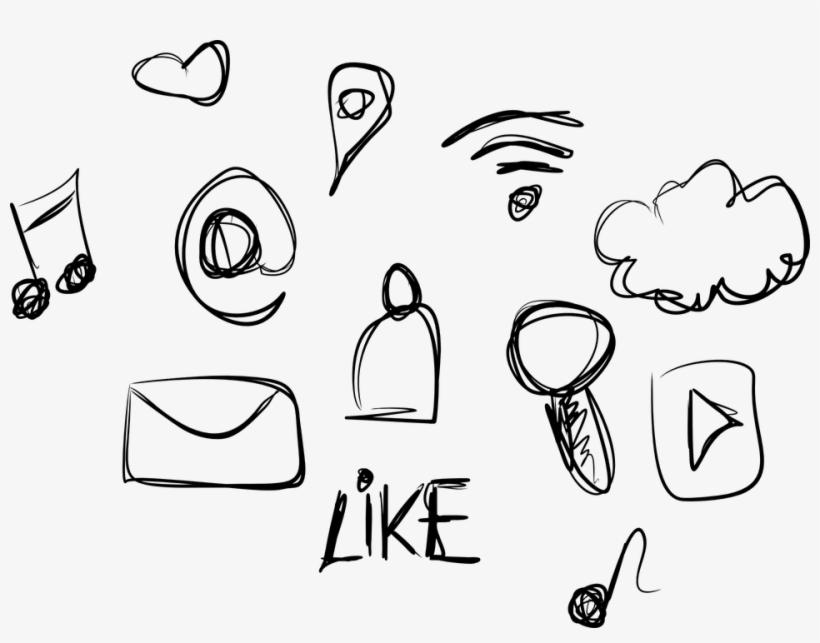 Social, Social Media, Media, Www, Icons, Icon - Social Media Drawing Png, transparent png