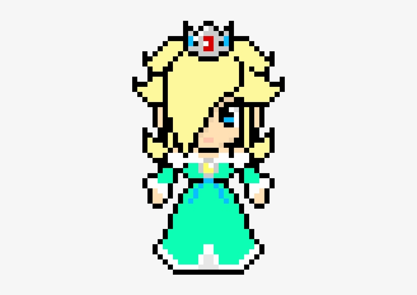 Mario Rosalina Pixel Art Grid Rosalina Perler Bead Pattern My XXX Hot