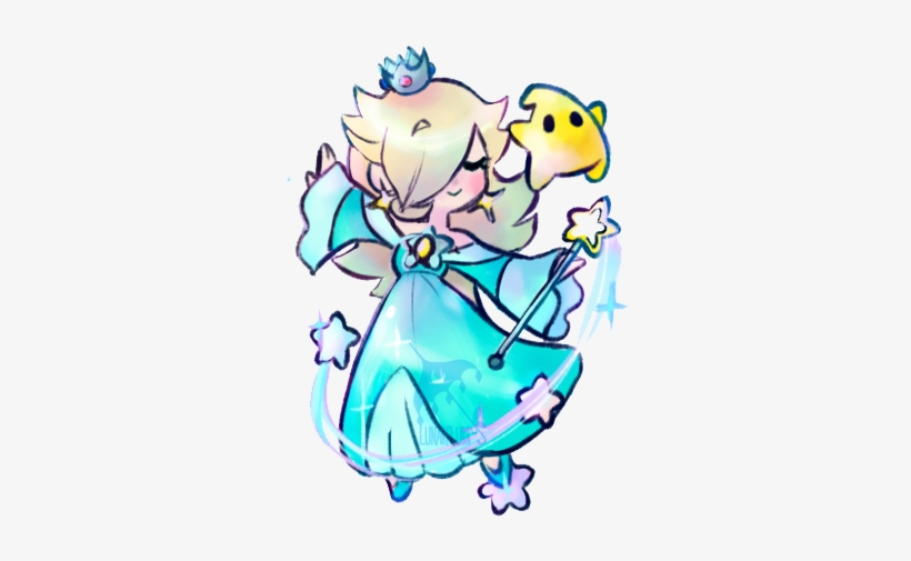 Rosalina Sticker By Wishkoi - Video Game, transparent png