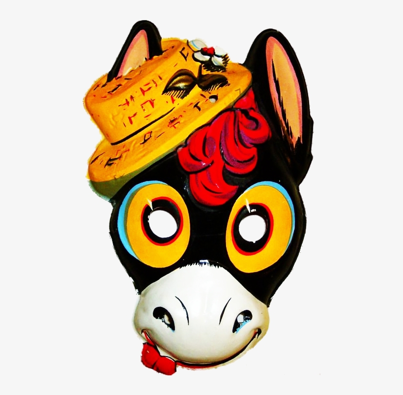 Donkey Mask 496×722 Pixels - Halloween, transparent png