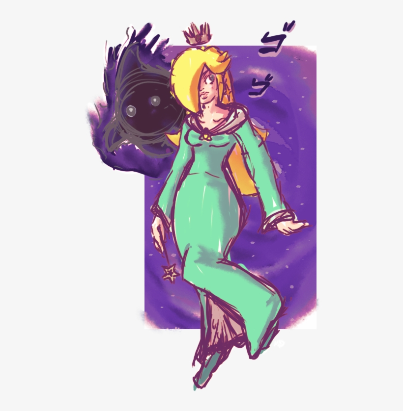 Fanartcursed Rosalina Fanart - Illustration, transparent png