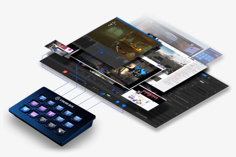 Elgato Gaming Unveils Stream Deck, A Broadcaster's - Elgato Stream Deck, transparent png