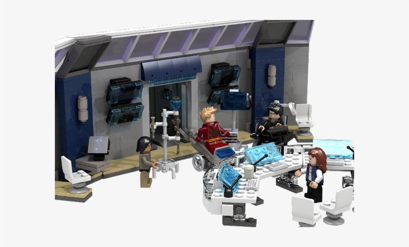 12 Feb - Flash Star Labs Lego Set, transparent png