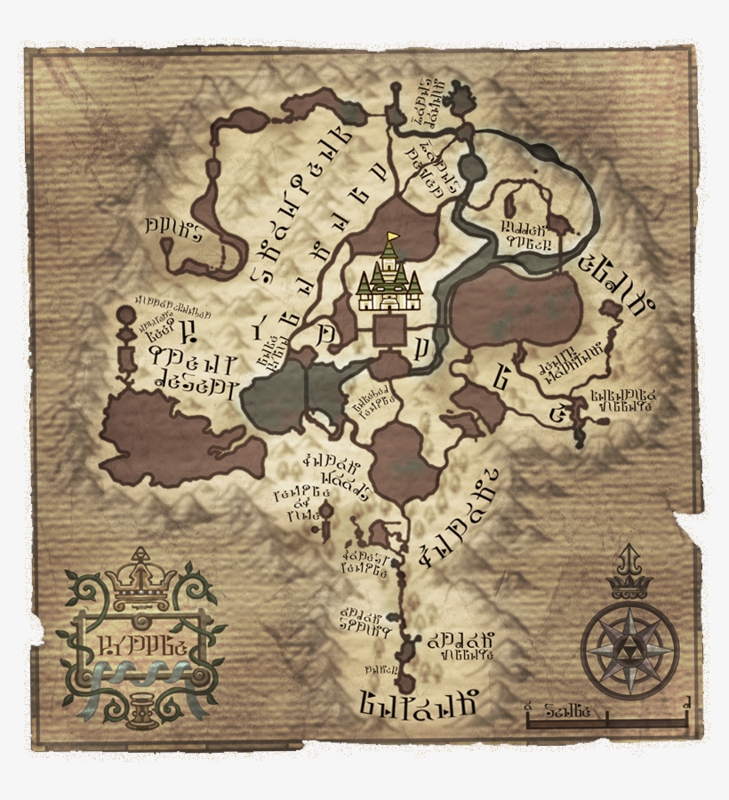 Peak Province - Skyward Sword Silent Realm Map, transparent png