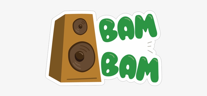 Bam Bam Bambam Speaker - Silhouette, transparent png