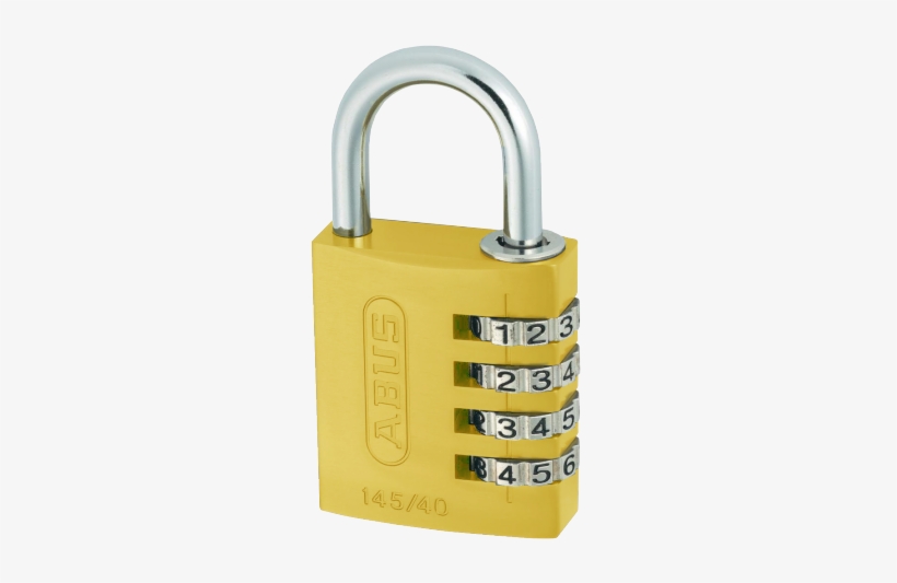 A - Abus 145/40 Combination Padlock - Titanium 14540tit, transparent png