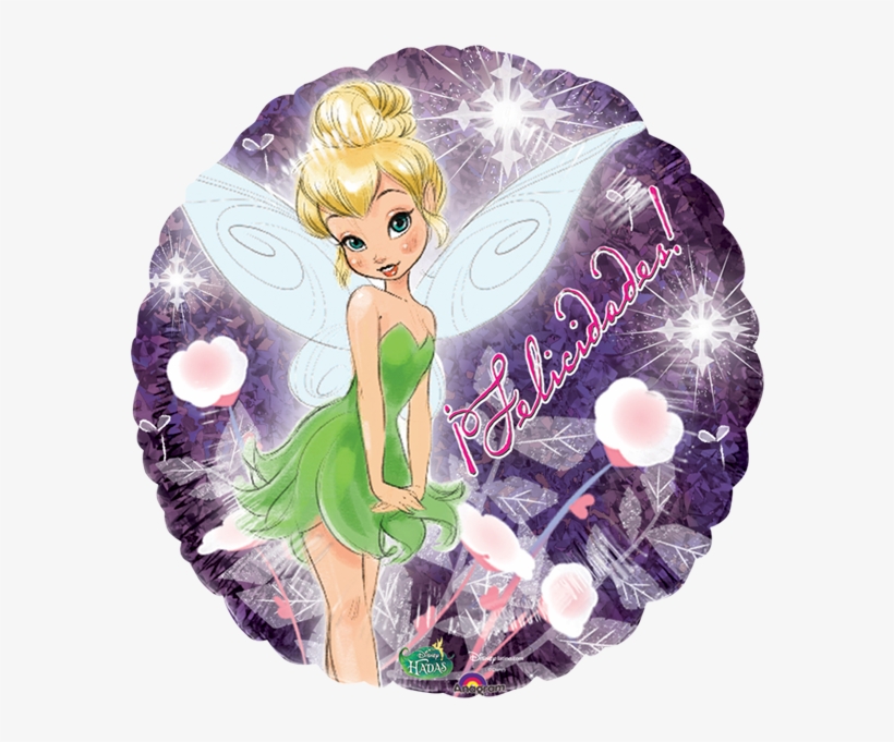 Globo Campanita Felicidades - Disney Fairies Official 2016 Slim Calendar, transparent png