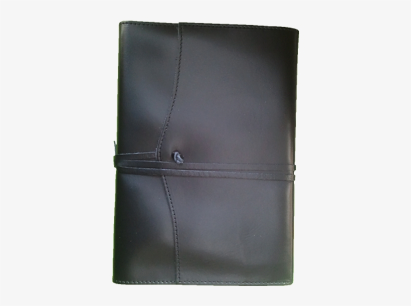 Refillable - A5 Blank - Black - Leather, transparent png